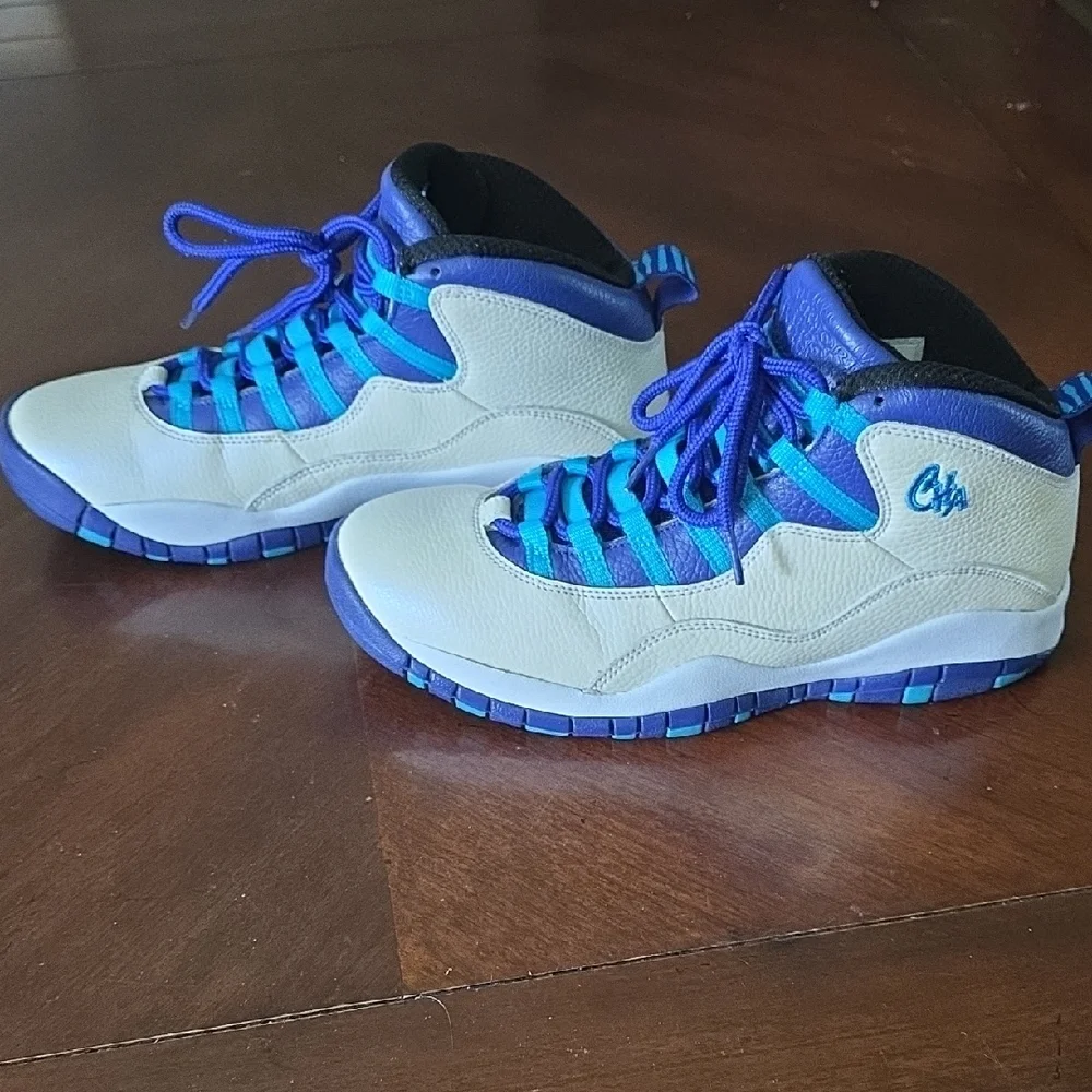 (J46) Mens Air Jordan Sneakers Retro 10 (2016) Sz 9 - Picture 5 of 10